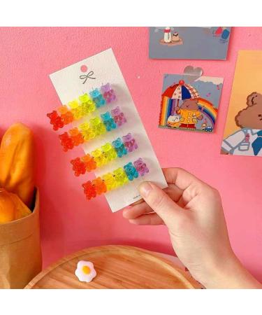 60 Pieces Gummy Bear Nail Charms - Resin Flatback Candy Bears for Nails, Slime, DIY Crafts - 10 Colors - Buy Online on GoSupps.com
