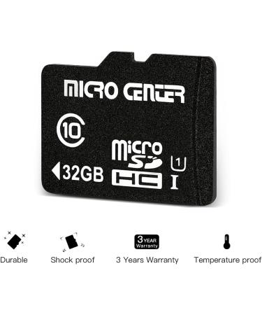 Micro Center 32GB Class 10 Micro SDHC Flash Memory Card with Adapter - 2 Pack - Buy Online on GoSupps.com