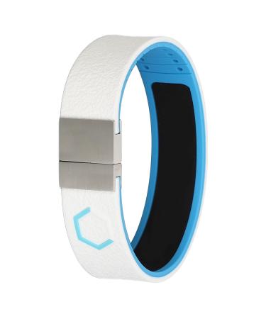 Antistatic bracelet winter electrostatic removal antistatic silicone-negative ion bracelet small light anion bracelet for men and women (white)