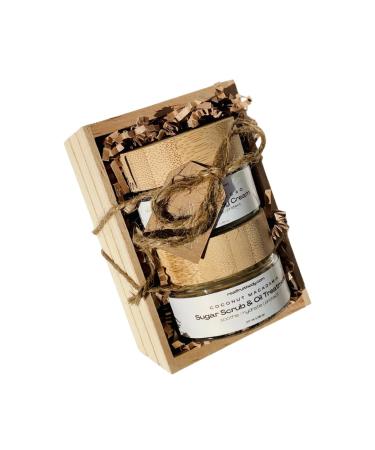 Real Fruit Body Mini Crate Bodycare Duo - 100% Pure & Natural Cold-Pressed Leaping Bunny Certified Cruelty-Free Organic and Vegan - Travel Size - Guava Mango