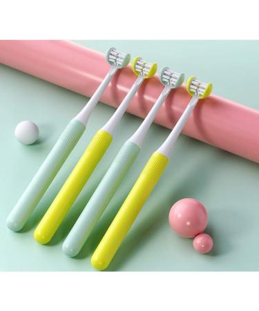 Buy Clean 3-Page Design Toothbrush for Kids Aged 2-6 | 3D Manual Toothbrushes for Sensitive Gums - International Shipping Available - Buy Online on GoSupps.com