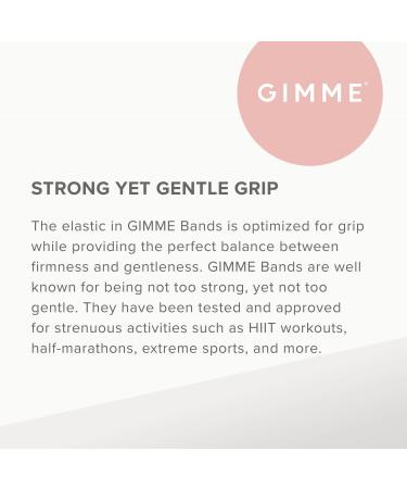 Gimme Beauty Extra Fine Hair Ties Blondie - Seamless Microfiber Elastics (12 Count) - Gentle All Day Hold for Women & Men - Buy Online on GoSupps.com
