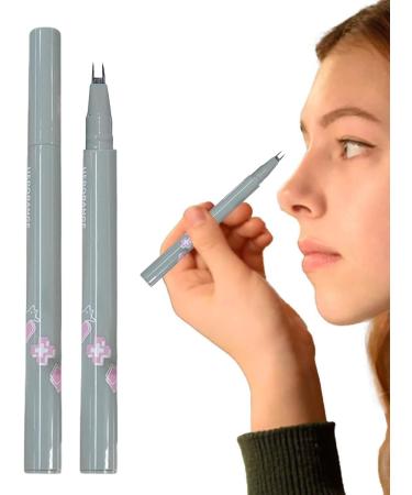 Lower Eyelash Pencil - Ultra Fine Liquid Eyeliner for Eye Makeup - Sweat-Resistant Natural Lower Eyelash Eyeliner Multifunctional Tear Bag Makeup Cosmetics for Outdoor Gathering Hersil 02# Gray Brown - Buy Online on GoSupps.com