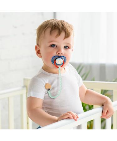 Vicloon 3-Piece Baby Pacifier Chain Clip Set | Cotton Pacifier Band for Boys & Girls | Nucky Chain for Bibs | Personalized Baby Gift Shop Now! - Buy Online on GoSupps.com