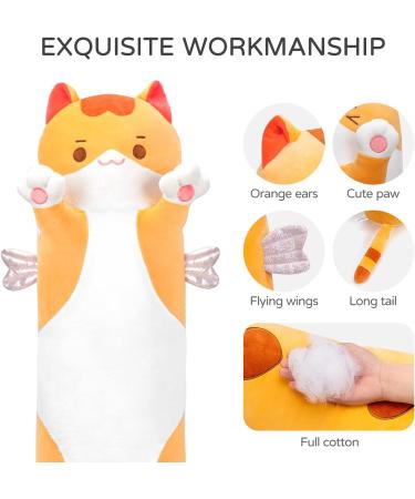 Mewaii 50cm Brown Cat Plush Pillow - Soft Animal Toy for Kids | Perfect Gift | International Shipping Available - Buy Online on GoSupps.com