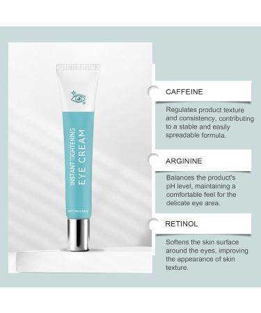Retinol Eye Cream Instant Tightening Eye Cream Smooths Fine Lines Reduces Puffiness Lightweight Fast-Absorbing Contour Eye Area 0.53 Oz - Buy Online on GoSupps.com