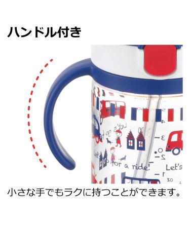 Richell Aqulea Outing Straw Mug 200ml Navy - BPA-Free Leakproof Travel Cup - Buy Online on GoSupps.com