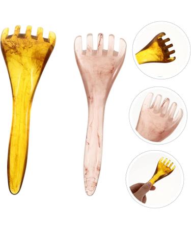 Fomiyes 2-St Massage Device - Five Claws Muscle Scraping & Skin Massager Hairbrush | International Shipping Available - Buy Online on GoSupps.com