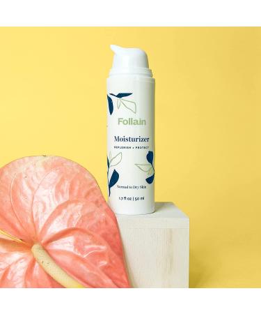 Follain Replenish + Protect Moisturizer | Peptide Complex for Fine Lines & Wrinkles | Lightweight Daily Lotion for Normal to Dry Skin | Cruelty Free | 1.7 fl oz - Buy Online on GoSupps.com
