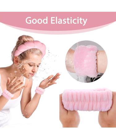 Puffy Makeup Headband Set Spa Headbands for Women Skincare Headband for Face Washing Makeup Removal Shower Facial Mask - Buy Online on GoSupps.com