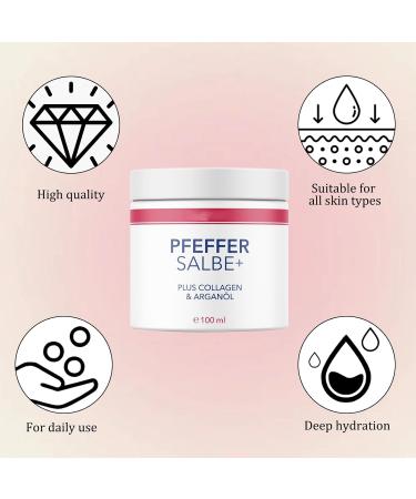 3 pieces pepper ointment tan pepper ointment plus ointment pepper ointment for tanning with plus collagen and argan oil for rubbing skin and dry skin for men and women - Buy Online on GoSupps.com