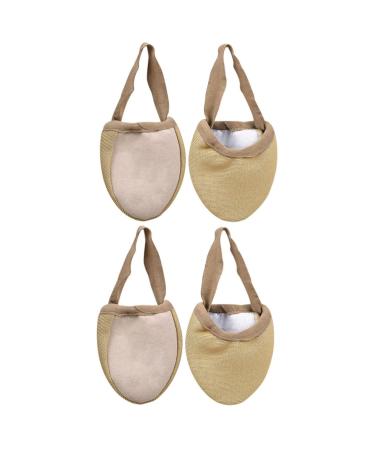 Healvian 2 Pairs Half Palm Toe Sleeve Toe Cushion Womens Block Heels Dance Shoes for Yoga Socks with Grips for Women Soles for Shoes Women Women's Suede Absorb Sweat Half Shoes