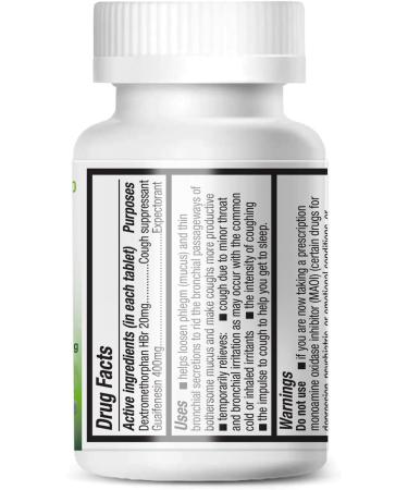 Buy HealthA2Z Mucus Relief DM | Dextromethorphan HBr & Guaifenesin | 120 Count Cough Relief Tablets - Fast Shipping Internationally - Buy Online on GoSupps.com