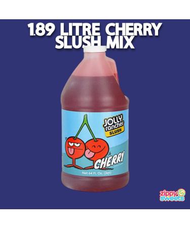 ZippySweets - Cherry Flavour Slushie Syrup 1/2 Gallon 5:1 Concentrate for Slushy Machine Tastes Like Your Favourite Cherry Candy Includes Bonus Mixing Guide for Slushie Machine Enthusiasts - Buy Online on GoSupps.com