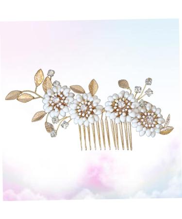 DOITOOL Floral Vintage Hair Rhinestone Hair Barrette Crystal Flower Hair Side Comb Bridal Hair Clip Hair Rhinestones Bridal Shower Headpiece Hair Pin Flowers Wedding Bride - Buy Online on GoSupps.com