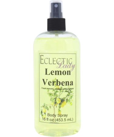 Eclectic Lady Body Spray for Women 16 Oz Lemon Verbena Body Mist with Long-Lasting Fragrance Fresh Wonderful Scent for Spring & Summer Floral & Fruity Perfume for Women with Orange Daily Use Regular Strength 16 Fluid Ounces
