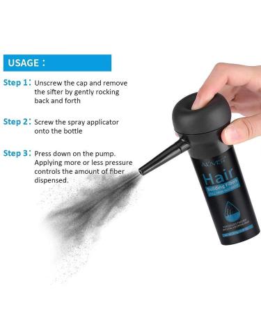 Beauty Nature Hair Building Fibres - Professional Hair Loss Concealer for Women and Men - Light Brown - Buy Online on GoSupps.com