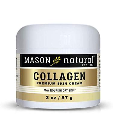 Mason Natural Collagen Premium Skin Cream - Anti Aging Face and Body Moisturizer  Intense Skin Hydration and Firmness  Pear Scent  Paraben Free  2 OZ 1