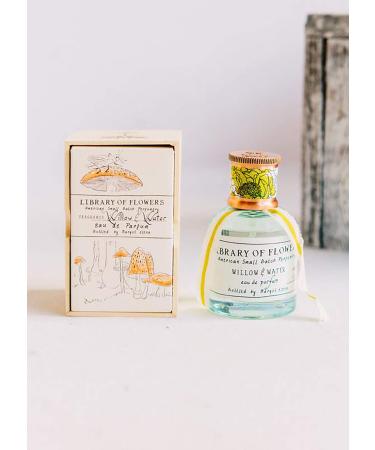 Library of Flowers Willow & Water Eau de Parfum 1.69 Fl. Oz. Cut Greens Flowering Lotus & Watercress Women s Perfume Eau de Parfum Spray for Women Perfume for Women