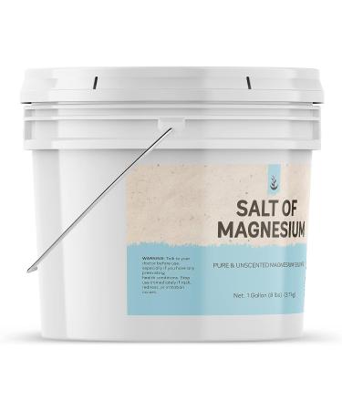 1 Gallon Pure Epsom Salt with Magnesium - Unscented Natural Skin Scrub - Buy Online on GoSupps.com