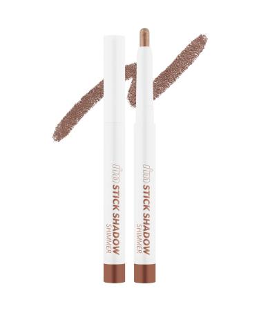 I'M MEME Eyeshadow Stick - I'm Stick Shadow Shimmer | Long Wear Blendable Creamy Pearly Finish Under Eye Makeup Suitable for Beginners 005 Taupe Trinket 0.03 Oz