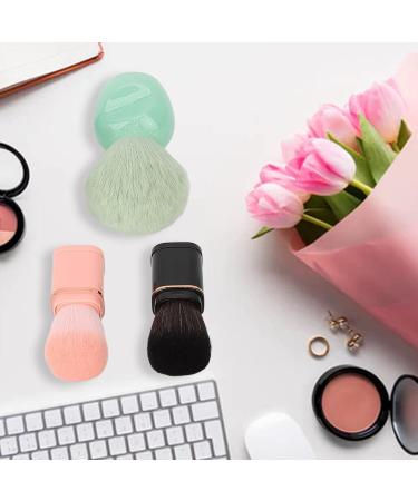 Retractable Makeup Brush Set Loose Powder Blush Brush Accurate Coloring Strong Powder Graspin Apply Loose Powder Lightweight and Portable for Home and Travel - Buy Online on GoSupps.com