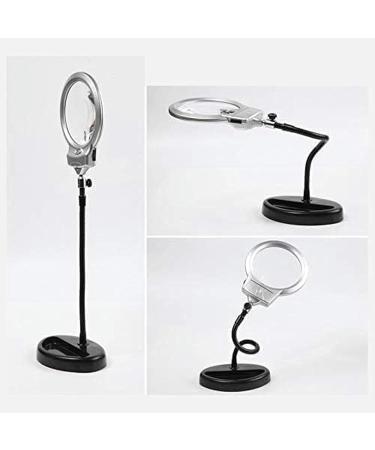 Portable Magnifiers Super Clear 10x Reading Elderly Students Metal Desktop Desktop with LED Light Mirror Full of Stars - Buy Online on GoSupps.com