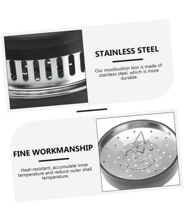 Healvian 6 STK Moxibustion Box Adjustable Moxa Stand & Wellness Gifts | Premium Metal Moxibustion Accessories - Buy Online on GoSupps.com