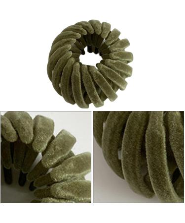 Bird's Hairpin Clip - Bird Nest Hair Clip | Vintage Nest Hair Clips | Expandable Ponytail Holder Hair Pin | Retractable Hair Clip | Three Rows Teeth Styling Clip For Making Ponytail And Hairpin Green - Buy Online on GoSupps.com