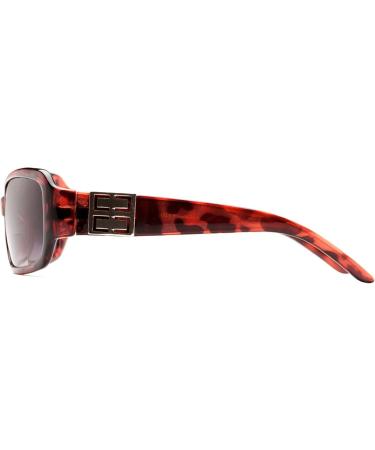 Karissa Bifocal Sun Readers for Women | Stylish 1.25 Pink Tortoise Glasses - International Shipping Available - Buy Online on GoSupps.com