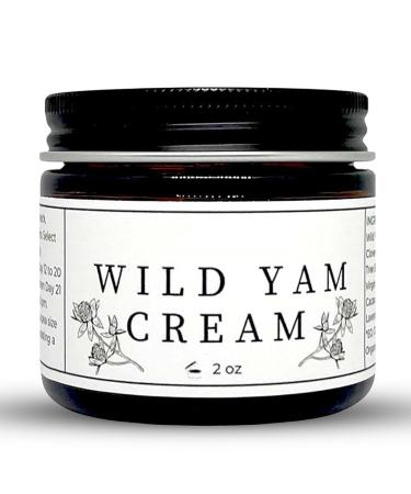 Organic Wild Yam Cream Natural Day and Night Sweats Cream for Man & Women Deep Moisturization for Hormone Balance Wild Yam Cream 0rganic Balancing Cream - 60g/2 oz