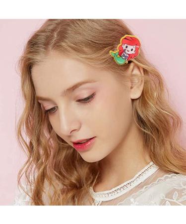 Ygchen 10-Piece Colorful Princess Hair Clips Set for Girls | Cute Children's Hair Jewelry - Perfect Gift for Children's Day - Buy Online on GoSupps.com