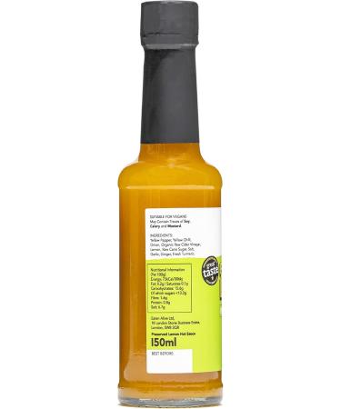 Eaten Alive - Preserved Lemon Fermented Hot Sauce (150ml) Vegan & Made In The UK - Award Winning - Buy Online on GoSupps.com