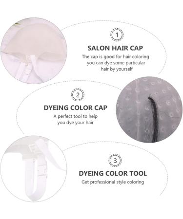 ABOOFAN 2 ensembles Bonnet M ches Cheveux Silicone Outil Coiffure Coloration Cheveux Lavable et Confortable Adapt Salon et Usage Personnel - Buy Online on GoSupps.com