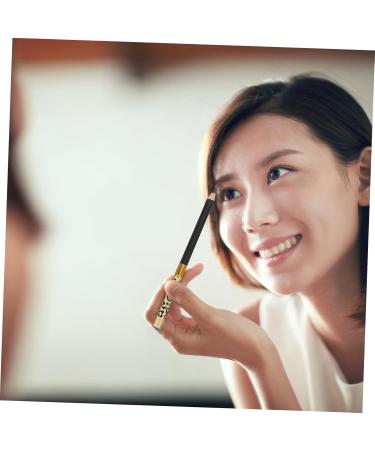 Angoily 2pcs Eyebrow Brush Eyebrow Pen Pencil) Makeup Eyebrow Pencils Pencil Sharpener White Pencil Women's 1 count (Pack of 1) Black - Buy Online on GoSupps.com