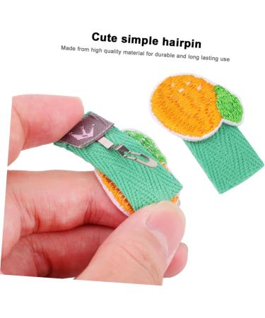 FRCOLOR 16 Sets Bang Clip Cartoon Girls Hair Clips Cute Hair Bobby Kids Makeup Hair Girls Fruit Hair Barrette Fruit Hair Clip Girls Bobby Clip Carrot Hair Fabric Baby Decorate Little Girl - Buy Online on GoSupps.com
