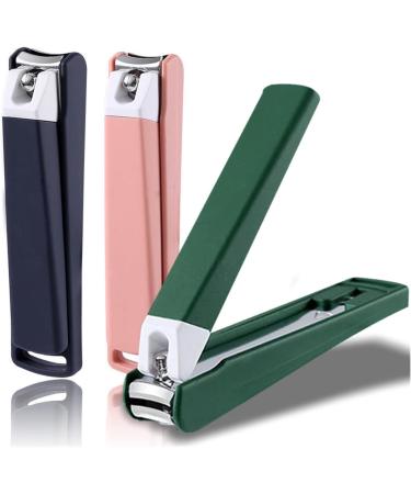 SJLS Nail Clippers with StorageBox Fingernail Toenail Trimmer Manicure Cutter Cuticle Scissors Accessories Pedicure Tool Professional (Color : Pink) - Buy Online on GoSupps.com