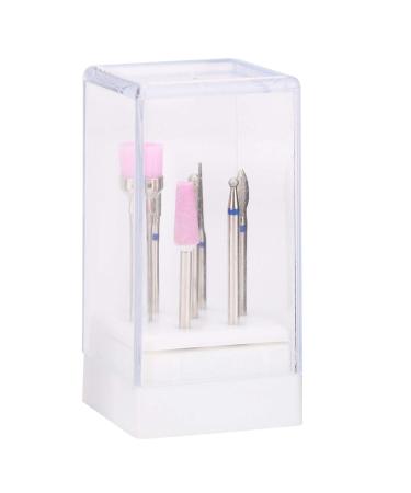 7pcs Electric Nail Drill Set - 2.35mm Stainless Steel Bit & Grinding Head with Storage Box | International Shipping Available - Buy Online on GoSupps.com