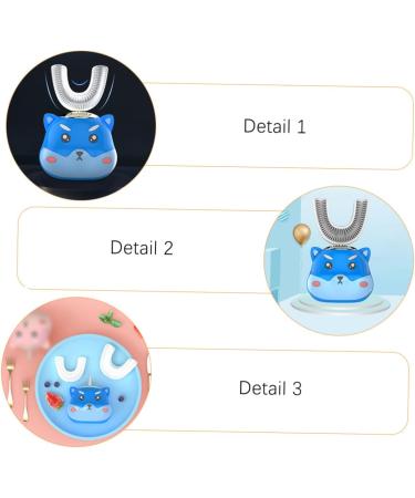FOMIYES 4 Sets U-Shape Electric Toothbrush for Kids - Effective Oral Cleaning & Dental Care - Buy Online on GoSupps.com