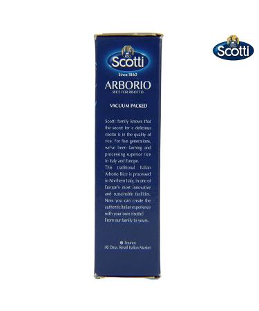 Riso Scotti Arborio Risotto Rice 1.1 lbs (500g) Superfino - Chef Selected, Gluten Free, Non-GMO - Product of Italy - Buy Online on GoSupps.com