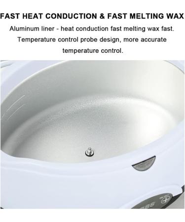 Jrcfnss Paraffin Wax Bath for Hand and Foot 2.8L Adjustable Temperature for Warming Paraffin Wax Moisturizing and Renewing Skin and Relieving Fatigue Beauty Salon Home Use - Buy Online on GoSupps.com