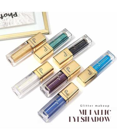 Kilshye Glitter Liquid Eyeshadow - High Pigment Metallic Eye Shadow in D- Blue 15 | Long Lasting & Waterproof Liquid Makeup for Women and Girls - Buy Online on GoSupps.com