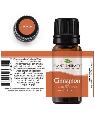 Buy Plant Therapy Cinnamon Leaf Essential Oil 10 mL - 100% Pure Therapeutic Grade - International Shipping Available - Buy Online on GoSupps.com