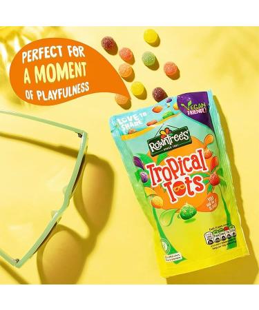 Rowntree's Tropical Tots Vegan Sweets 140g | Sharing Bag | Buy Online - Buy Online on GoSupps.com