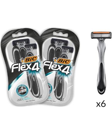 Buy BIC Flex 5 & Flex 4 Disposable Razors for Men - 12-Piece Bundle with Aloe Vera & Vitamin E | International Shipping Available - Buy Online on GoSupps.com