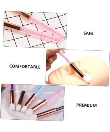Baluue 2pcs Nose Brush Eyeshadow Brush Makeup Eyeshadow Lady Parts Eye Makeup Accessory Aluminum Tube Pink - Buy Online on GoSupps.com