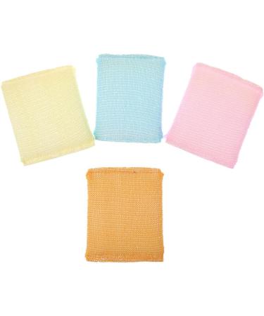 4pcs/Set Soft Sponge Scouring Pads Dish Bowl Kitchen Cleaning Scrub Scrubber Pad Brush On Nail for Acrylic Nails Long Lasting - Buy Online on GoSupps.com