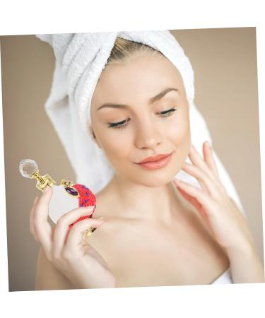 Angoily Middle Eastern Perfume Bottle Glass Perfume Vial Arabian Essential Oil Bottle Vintage Crystal Perfume Bottle Vintage Perfume Bottle Desk Topper Travel Mini Jewelry Aluminum Alloy 13x9x4cm Red - Buy Online on GoSupps.com