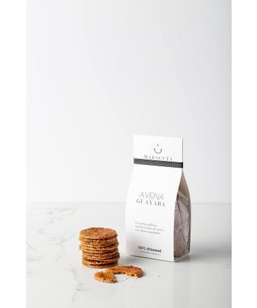 Maracuya Guava Oatmeal Cookies - Thin & Crispy - 150g - Ideal Coffee Pairing - Buy Online on GoSupps.com