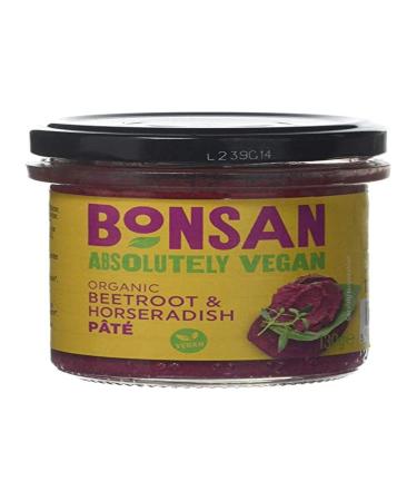 Bonsan Organic Beetroot & Horseradish Pate 130g